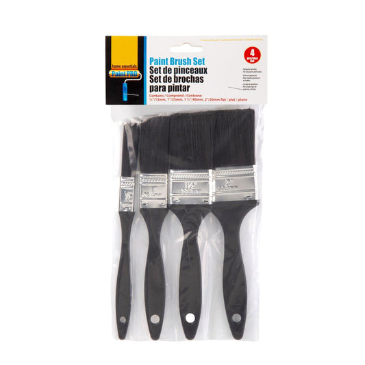 H.E. Paint Pro, 4-pc. Handy Paint Brush,1/2",1",1.5"&2",pbh