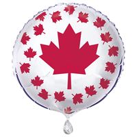 Canada Day Round Foil Balloon 18  Packaged"