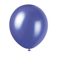 Helium Filled: 12" Latex Balloons - Concord Purple