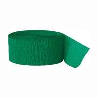 Emerald Green Crepe Streamer  81 ft