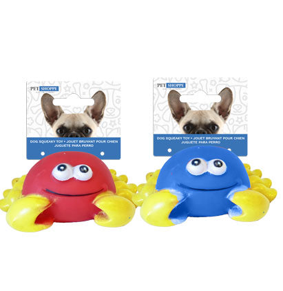 CRAB SQUEAKY TOY - 2 ASST.11.6*8.2*4.6cm