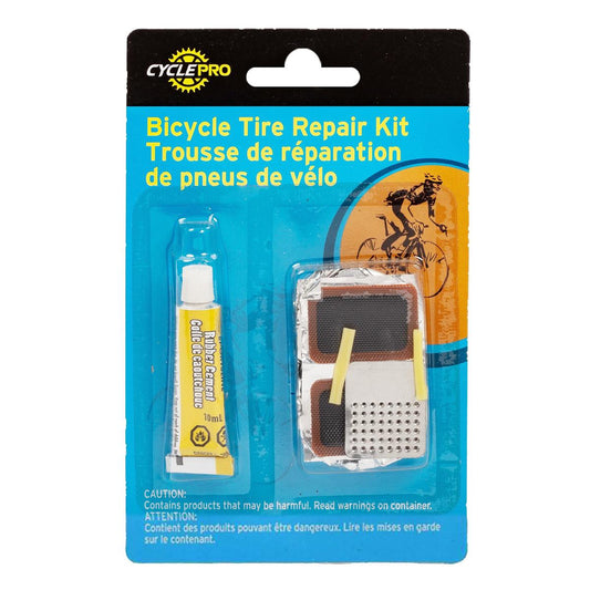 CYCLEPRO Bike Tire Repair  Rubber Patches, b/c