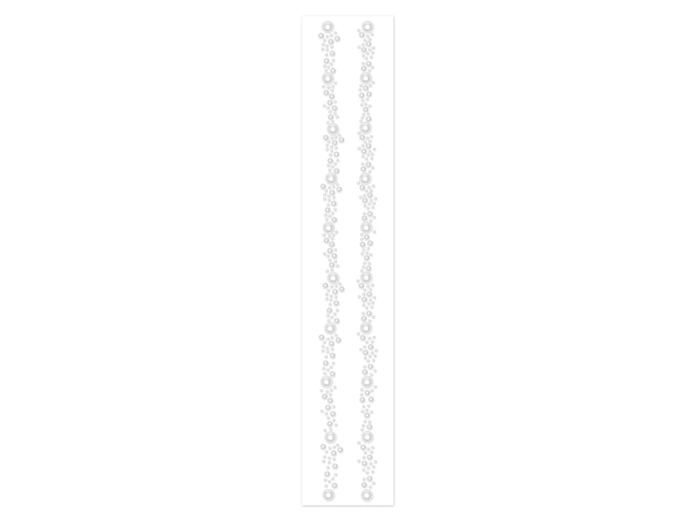 Paper Craft Sticker: 12" Ornate Gem Borders x2 B) Pearl