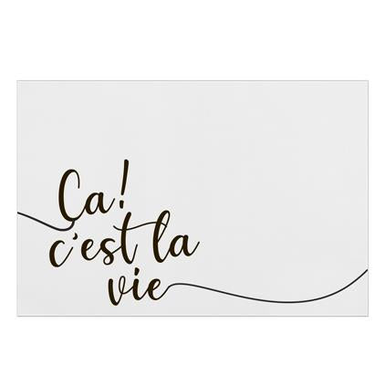 CCLV-TEXTILENE PLACEMAT-WHITE 12X18"