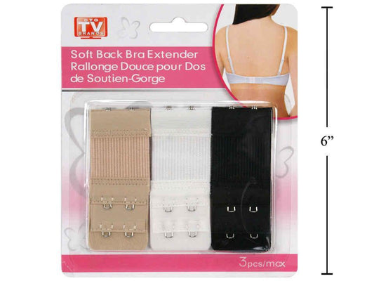 SEWING E, 3-PC Soft Back Bra Extender, b/c