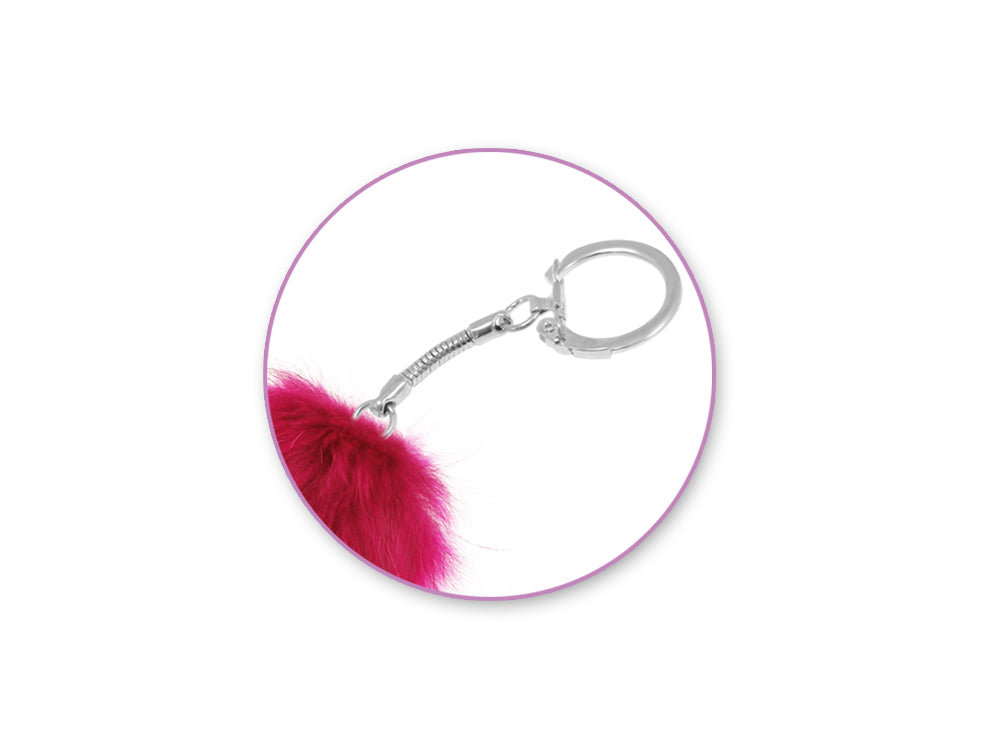 Jewelry Findings: 2.3cm Snake Key Chain 5.8cm(L) x4 B) Silver