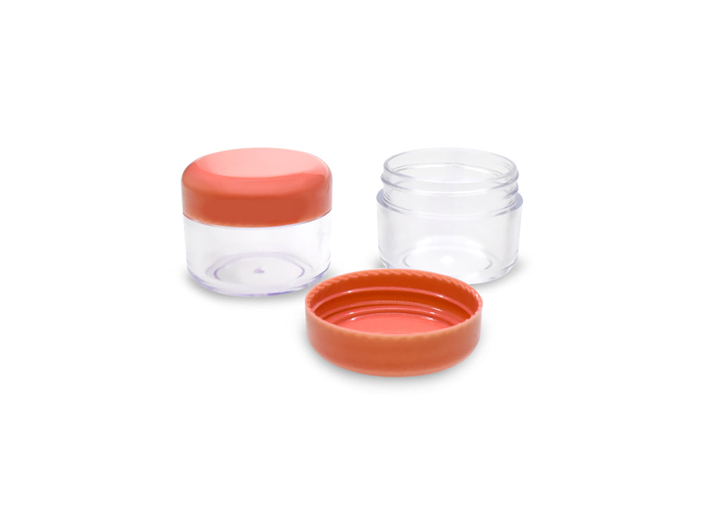 Craft/Bead Storage: 35x42mm 26.5g (0.9oz) Screw-Top Canister x2