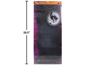 Halloween Chalkboard Wall Stickers,  27.5"x12",shrinkwrap w/card