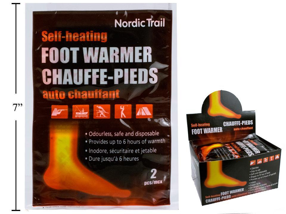 Nordic T. 2pcs Foot Warmers, printed bag, 20/dsp