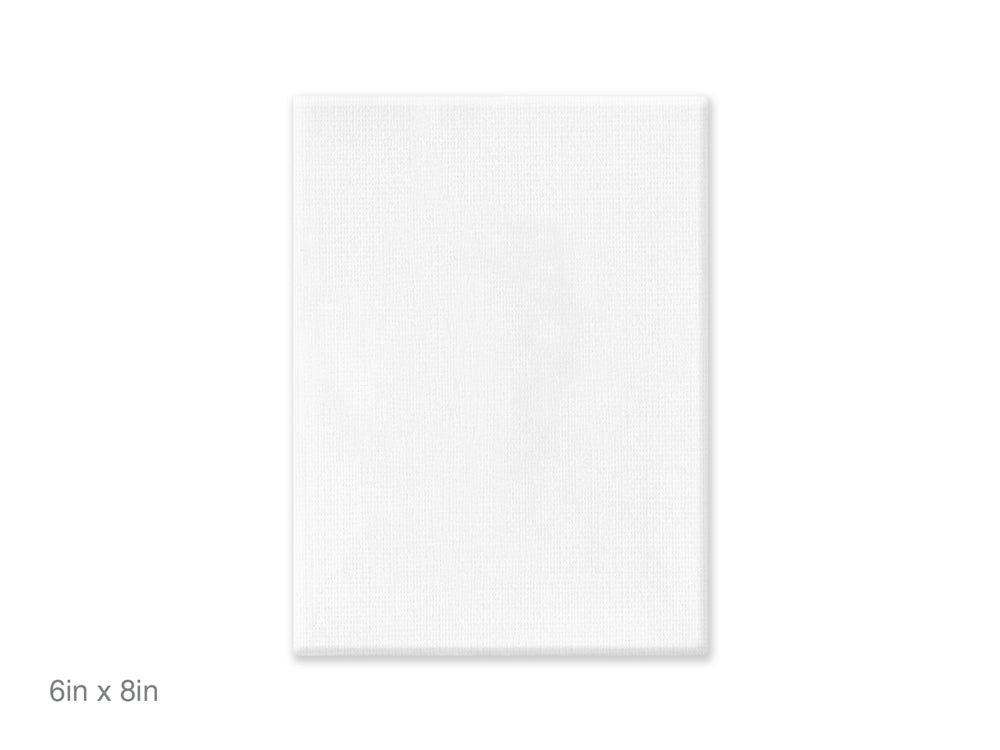 Stretch Artist Canvas: Rect. 6"x8" Primed Back-Stapled