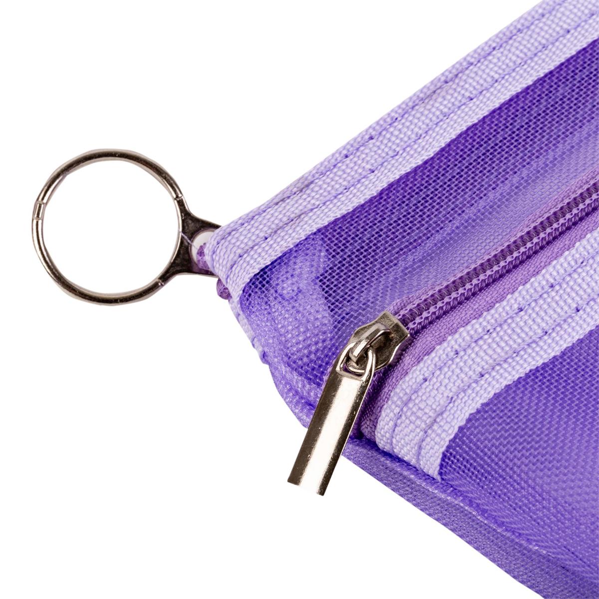 O.WKs.  zipper mesh Pencil case 8.5"x5.5", 3 colors