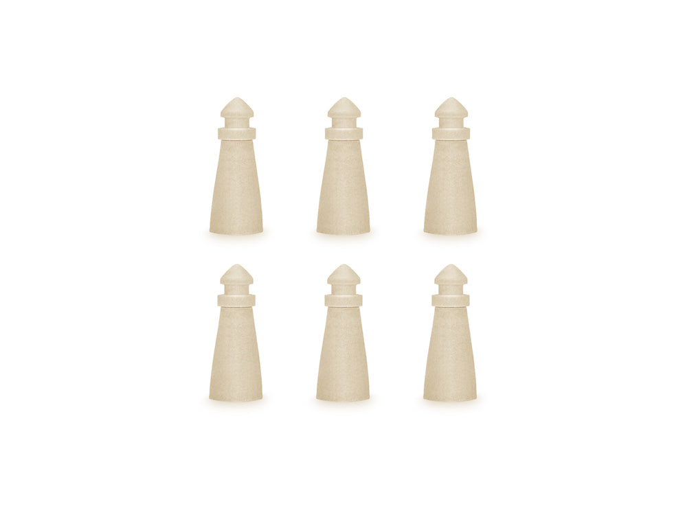 Wood Craft: 1.4"x0.6" Lighthouse 6pc