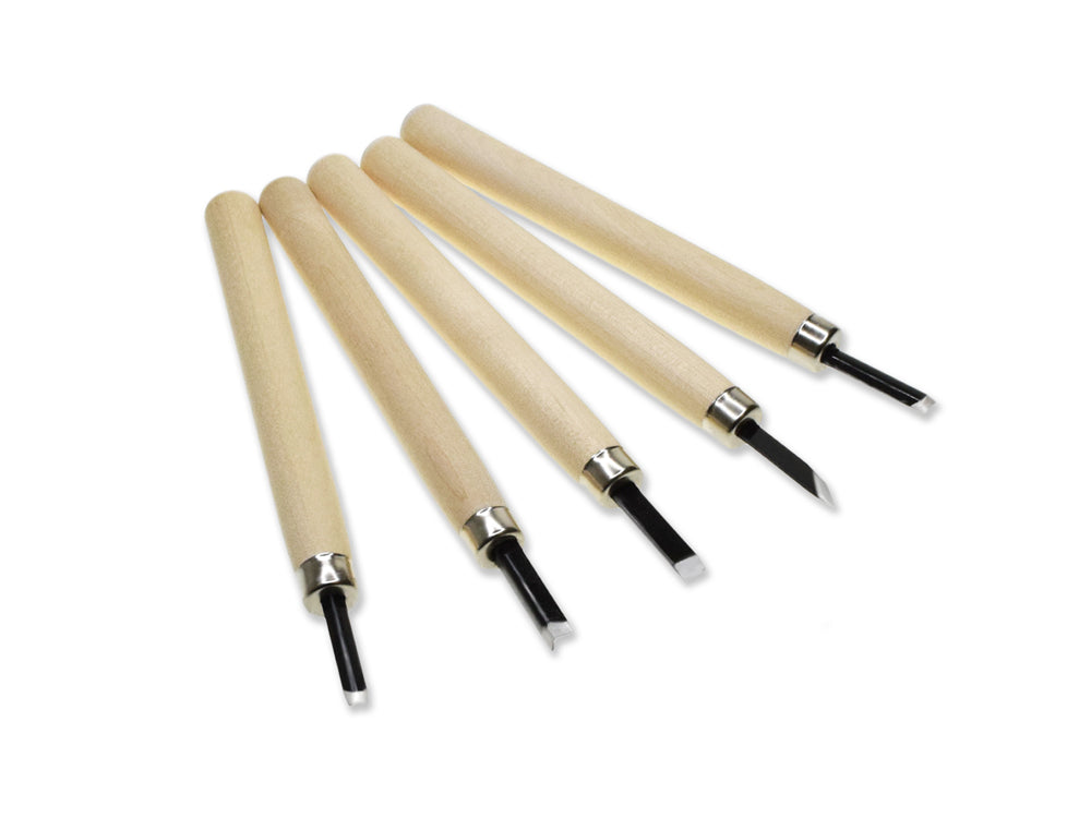 Carvers' Clay: Carving/Sculpting/Modelling Tools Set 5pc Asst