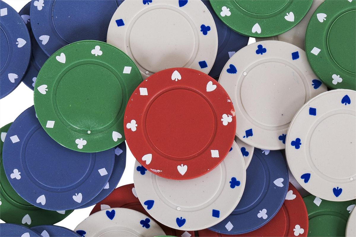 Casino Poker  40-pc Poker Chips,  b/c