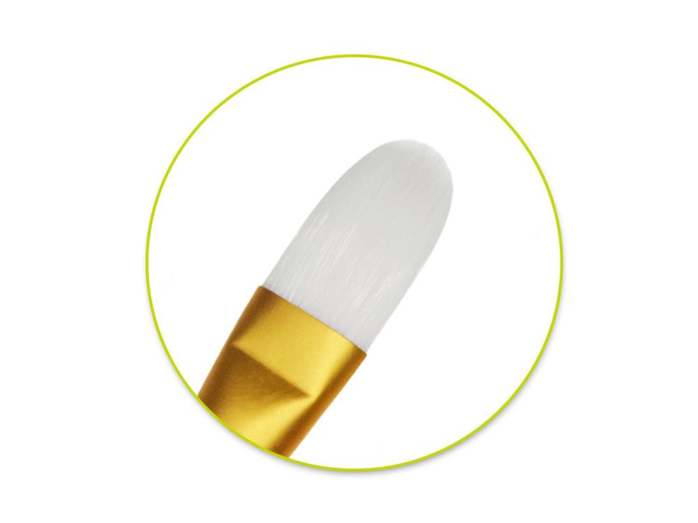 Artist Brush Set: Nylon Hair Shimmer Series Soft-Grip x7 Plastic Handle