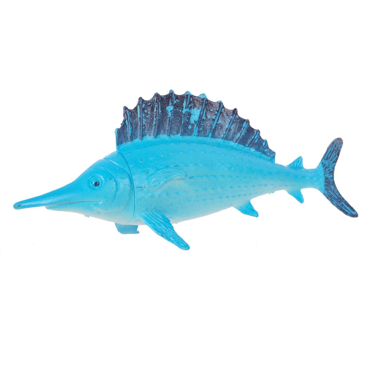 12pcs Marine Animal Toy Figures, PVC bag w/header