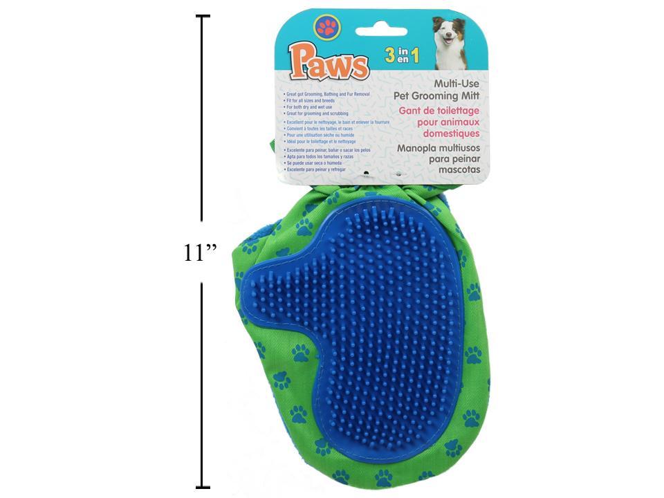 Multi-Use Pet Grooming Glove - 1pc - Deshedding & Massage