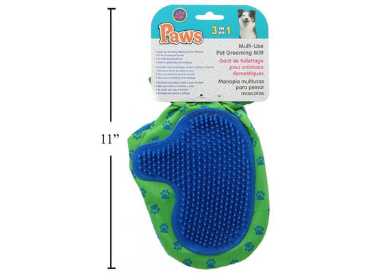 Multi-Use Pet Grooming Glove - 1pc - Deshedding & Massage