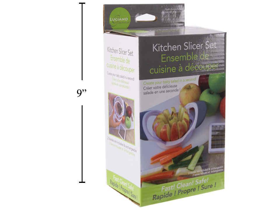 L. Gourmet 2-pc Handy Apple Cutter  7.5x4.5x2.5", cbx