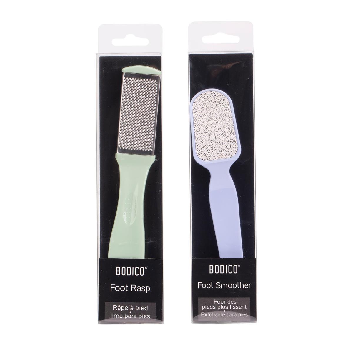 Bodico Foot Rasp & Smoother pvc box, 24 pcs/dpy