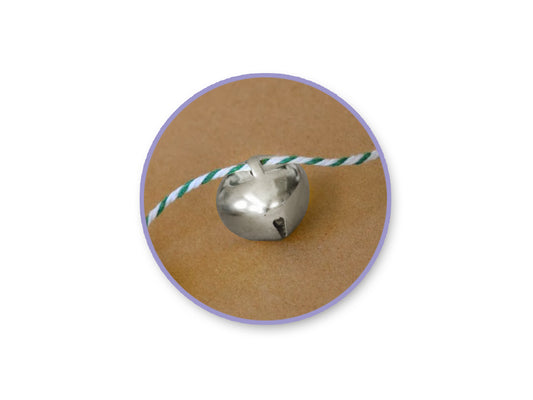 Craft Medley: 20mm-30mm Jingle Bells Metal B) Silver