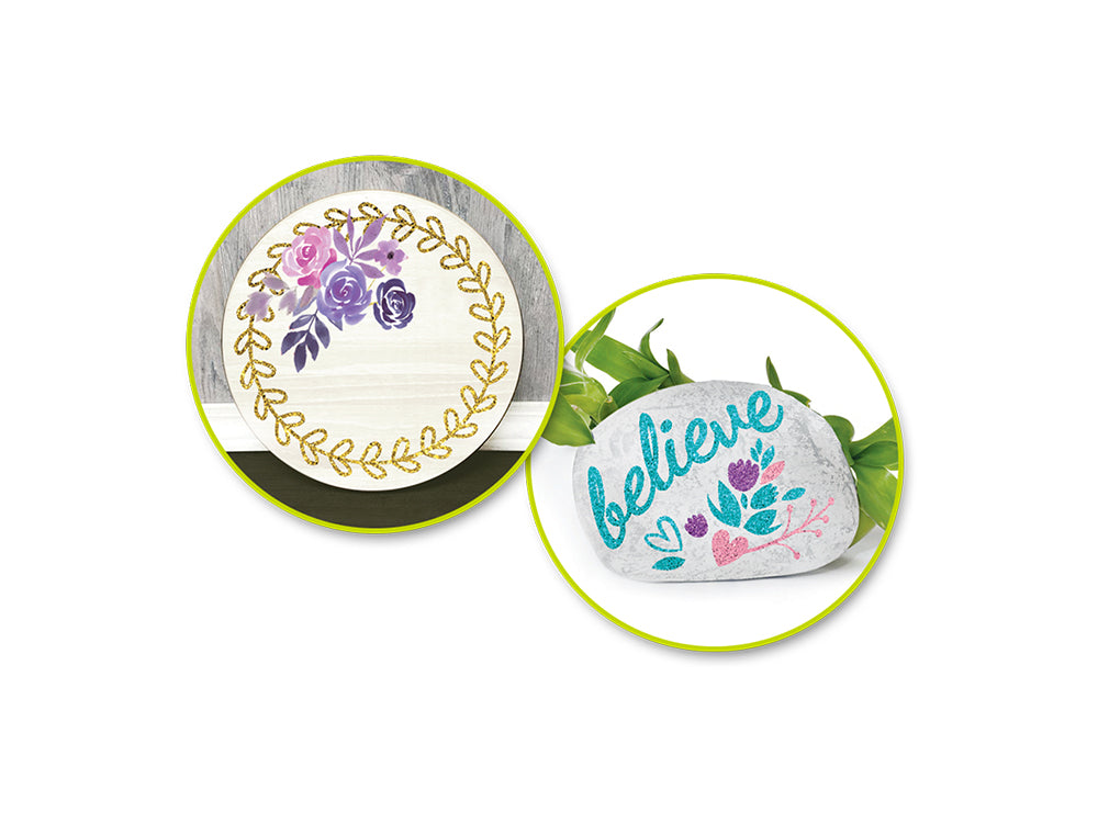 Color Factory: Acrylic Glitter Marker Fine-Liner Permanent 3ml F) Silver