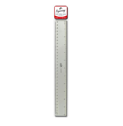 RULER - 12"/30cm, PLASTIC
