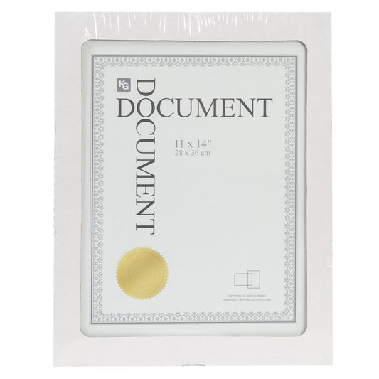 KG Glass Doc Clip Frame  11X14" CLEAR (AZ)  (LD xx)