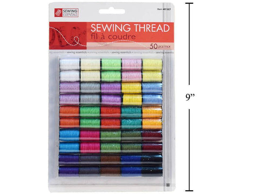 Sewing E. 50-pc Sewing Thread Set,  b/c