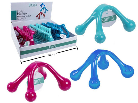Bodico, Body Massager, 24pcs/pdq, 3 col: mint, purple, turquoise(HZ)
