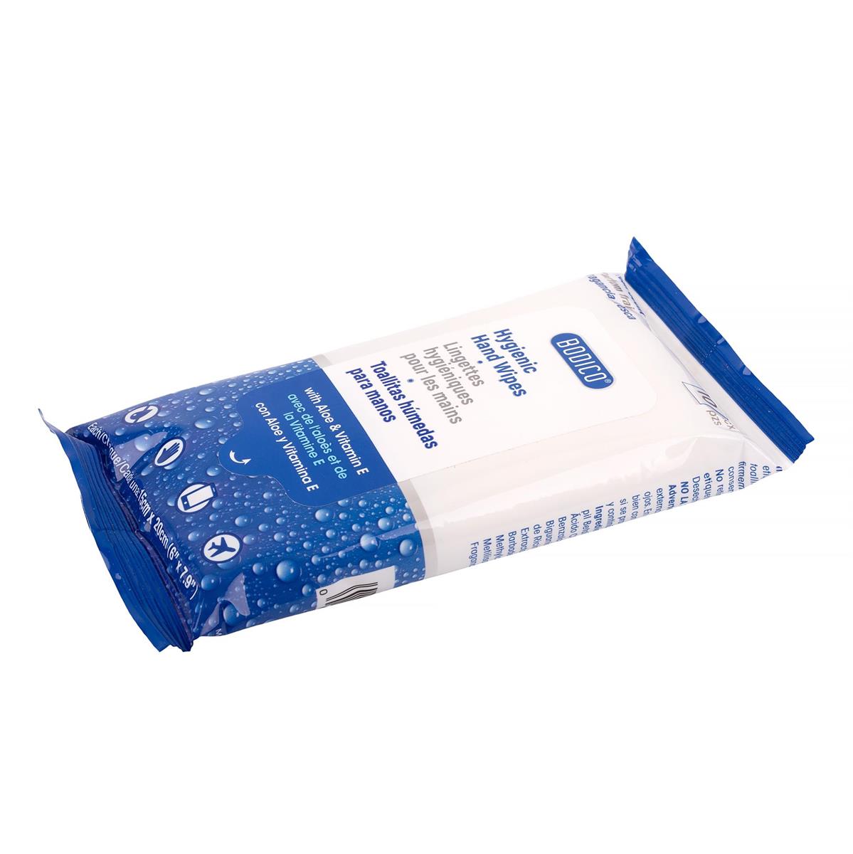Hygienic Hand Wipes: 10 wipes/PK , 15x20cm