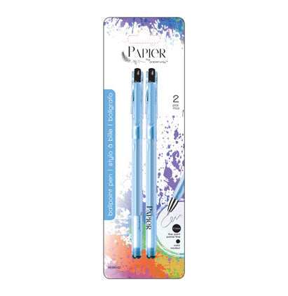 BALL POINT PEN-2PK-BLK 2PK