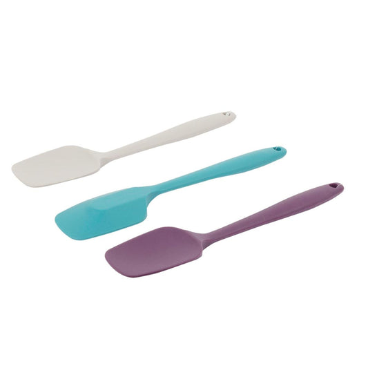 L.Gourmet, 11"L Silicone Spoon Spatula, 3 col., tag (HZ)