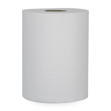 WHITE PAPER TOWEL ROLL 8" X 500'  12/CS