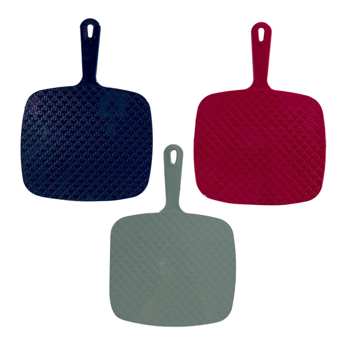 Bodico Grooming Mirror, 3 col.,  w/sleeve card in bubble wrap