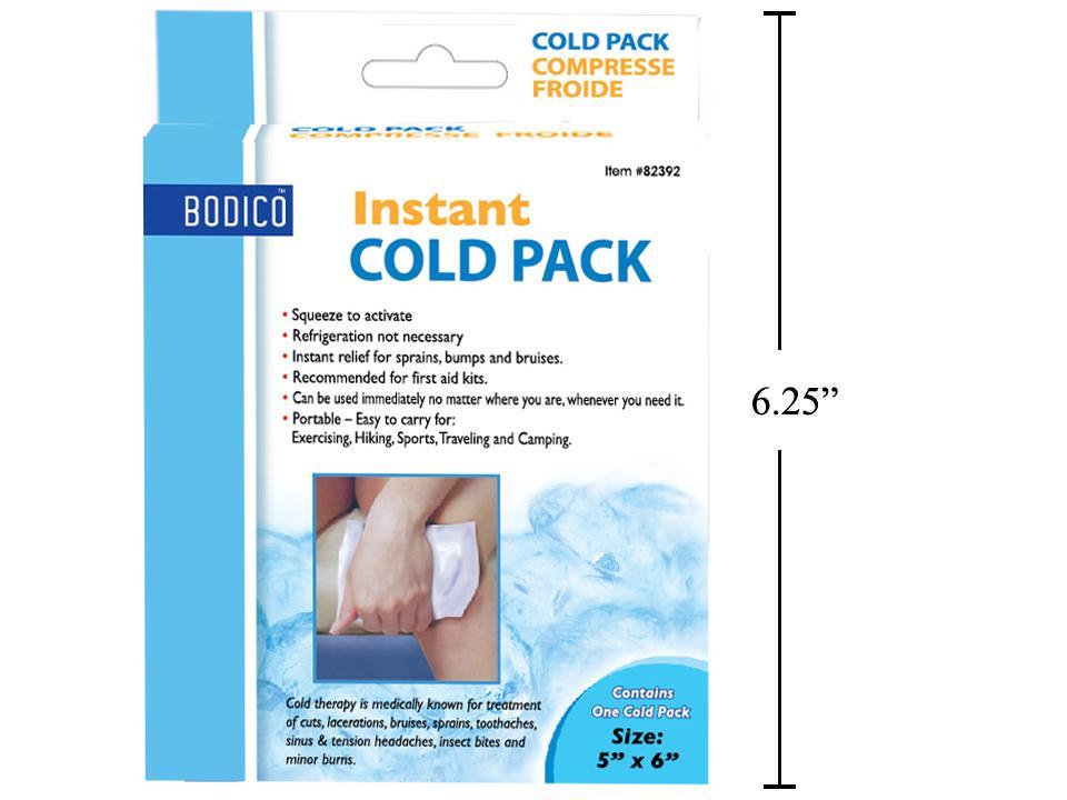 Bodico 5"x6" Instant Cold Pack,  color box