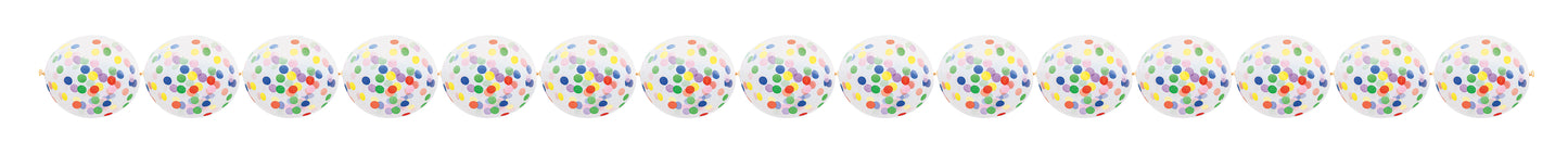 Latex Balloon Kit 12": Confetti Latex Balloon Garland Kit,  15/PK