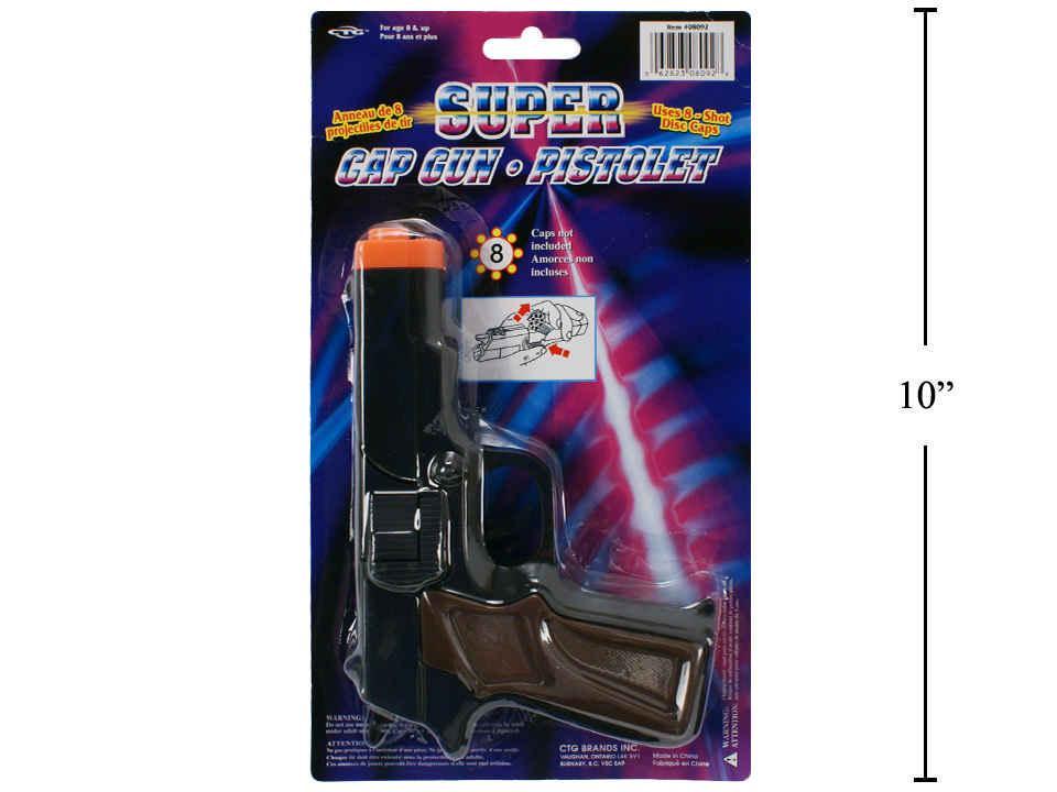Super 8-shot Cap Gun, Black,  b/c