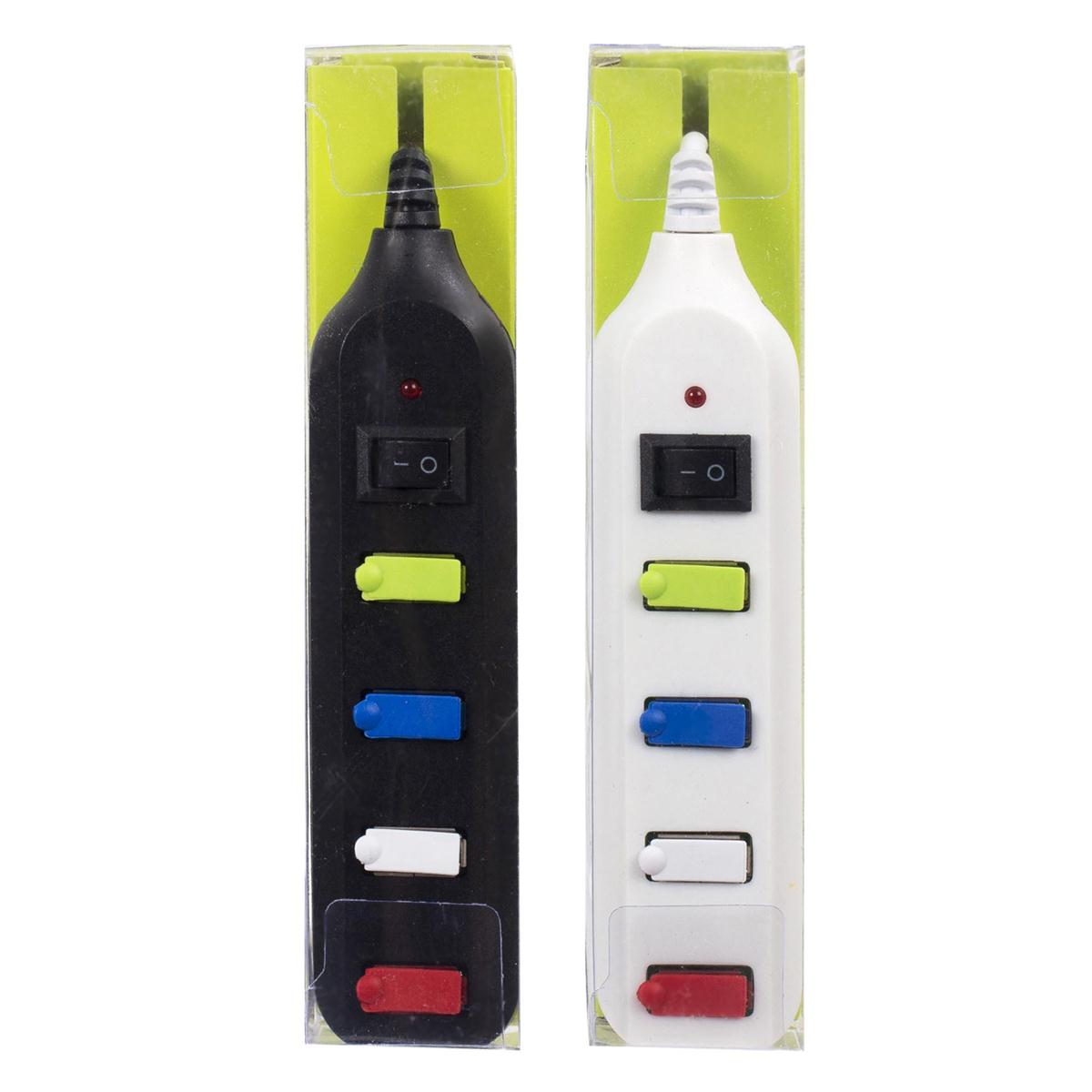 iFocus Elec., USB Power Bar Hub, 2 col, pvc box + 12/dsp