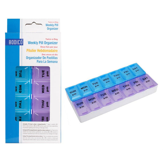 Bodico Weekly Pill Box Organizer, window box(HZ)