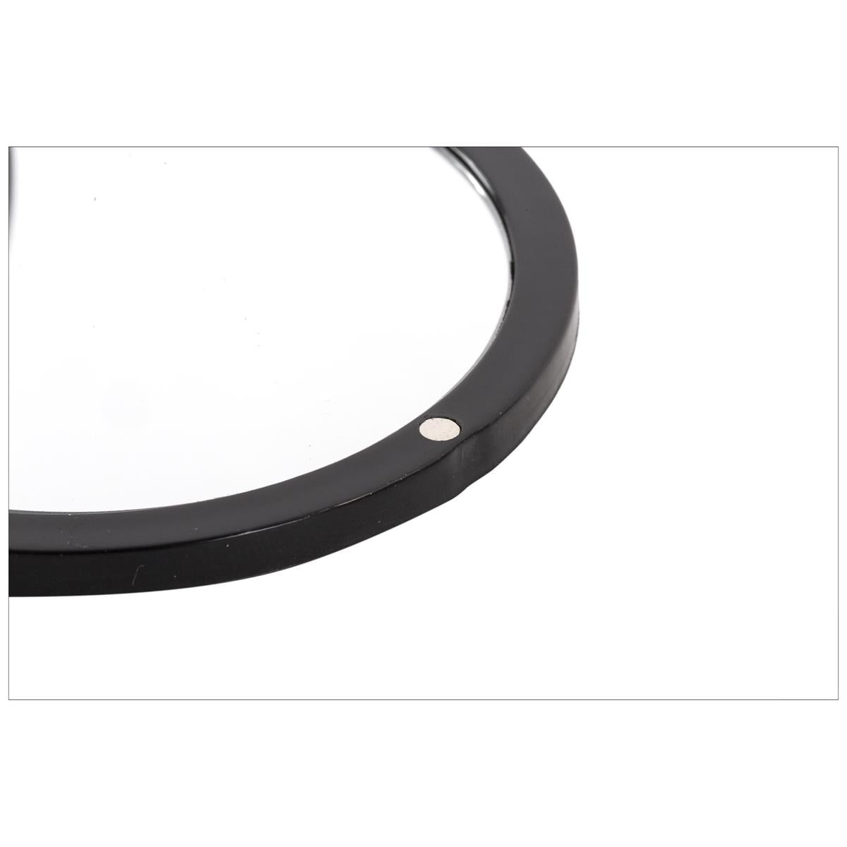 Bodico, Round Compact Mirror 1x/2x, black, bc