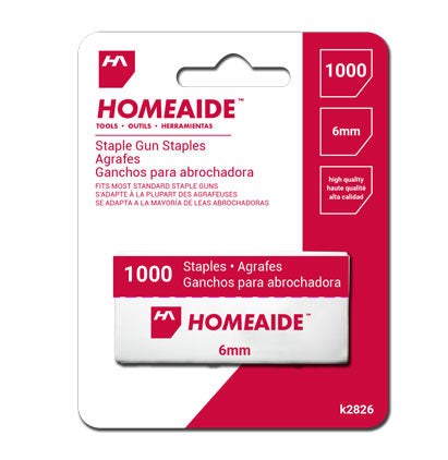 STAPLE GUN STAPLES - 1000