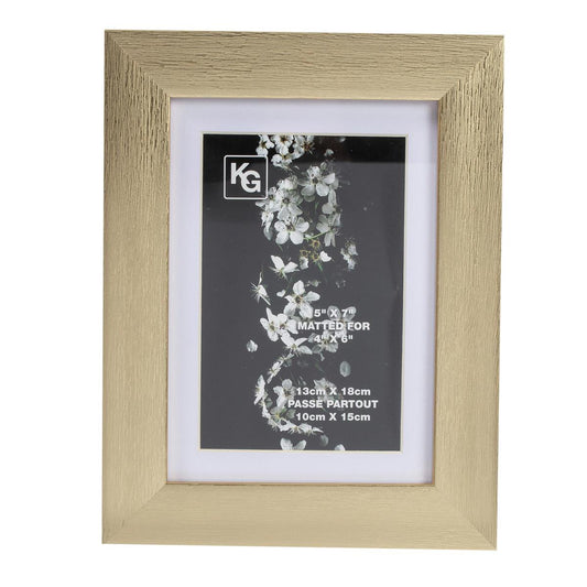 KG Clara 5X7" Frame, 4X6" Mat GOLD (AZ) ( LD ACTIVE )