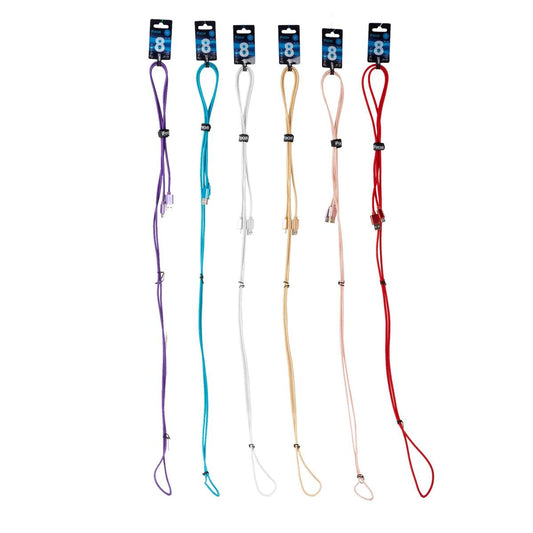 iFocus 8ft. Type C Braided cable 6c Mix, Velcro strap