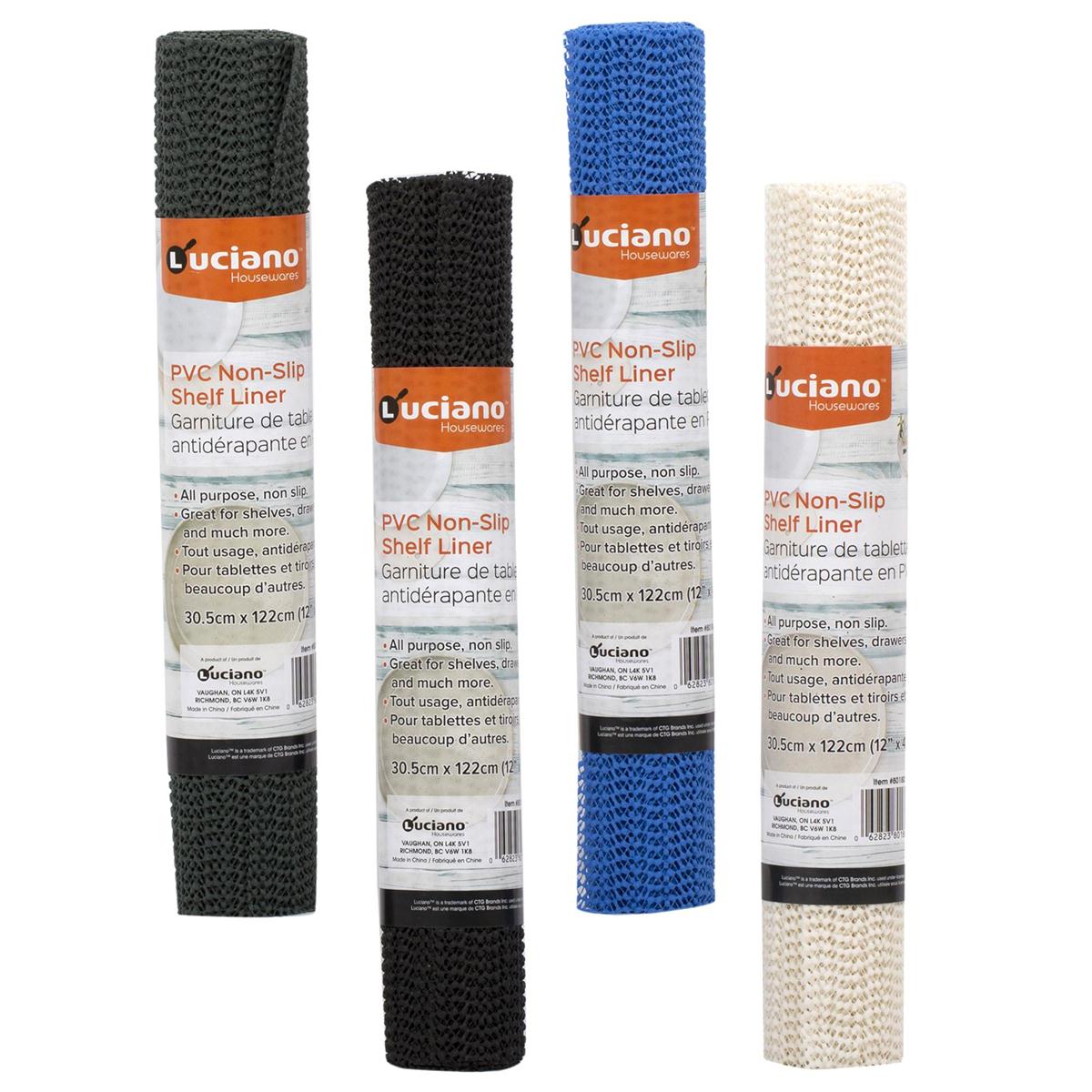 Luciano 12"x4-ft Non-slip Liner, 4 cols., 24/dsp