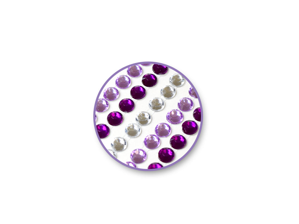 Paper Craft Sticker: 4mm Gem Lines 1029pc Value-Pack D) Viola
