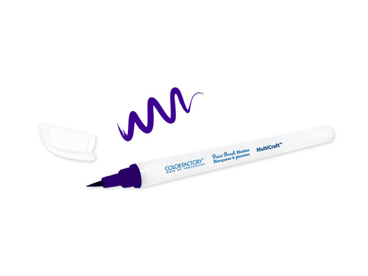 Color Factory: Water Based Paint Brush Marker 1.8g G) Purple