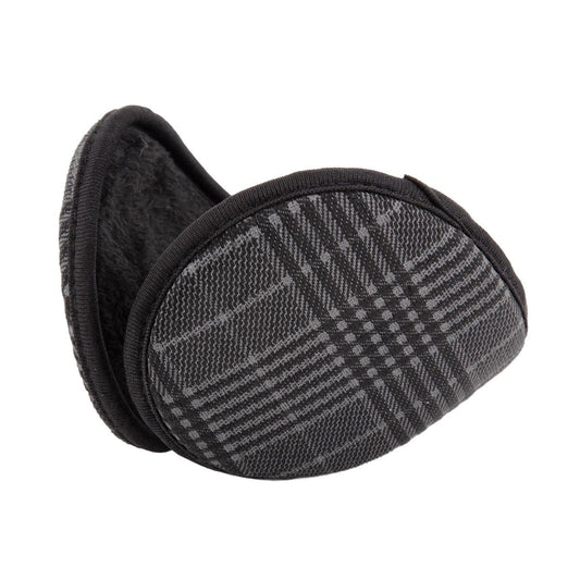 Nordic T. Grey Plaid Earmuff, wrap card