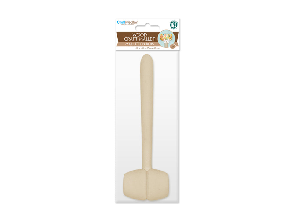Wood Craft: 6.7"x1.9" Mallet