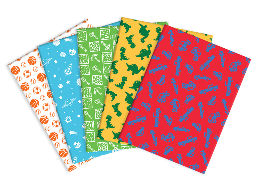 Fun Foam Sheets: 9"x12" 2mm Designer Foam Assortment 5eax5Styles I) Lil' Dude